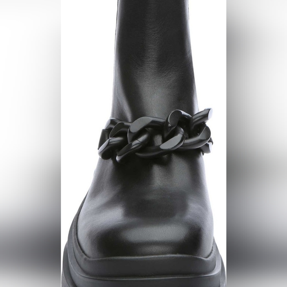 Ash Squall Chain Chelsea Boot Black Womens NIB Size 9 - Picture 14 of 14